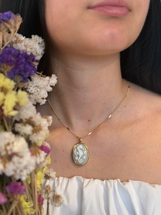Collana vintage - AZZURRO