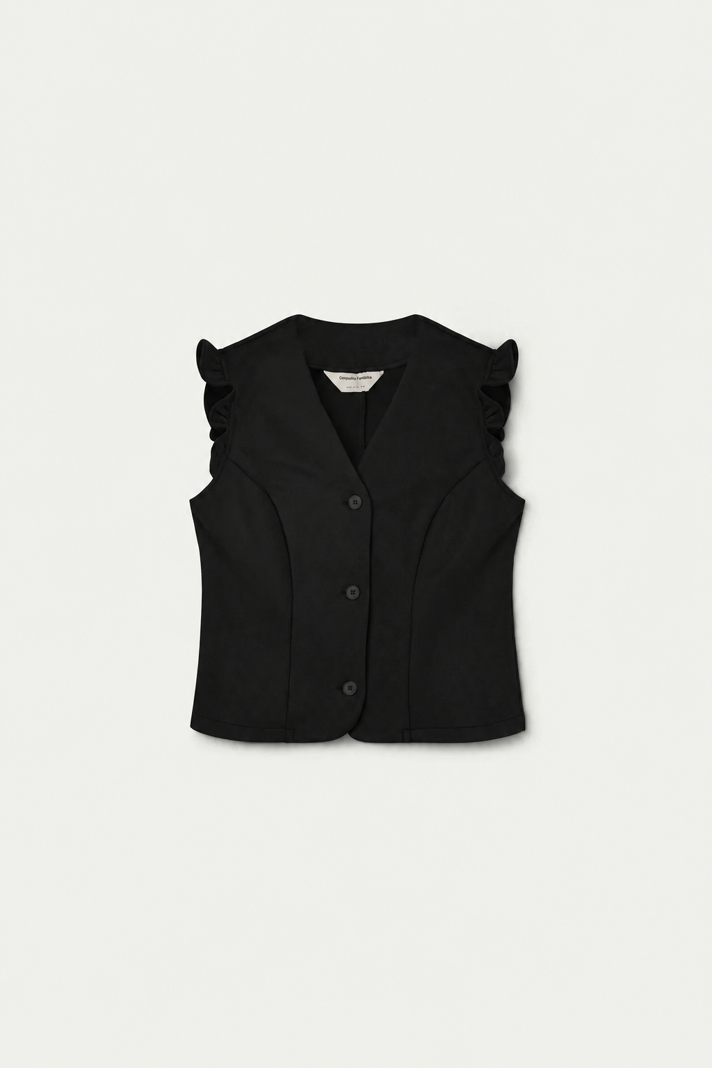 Gilet voulant - NERO