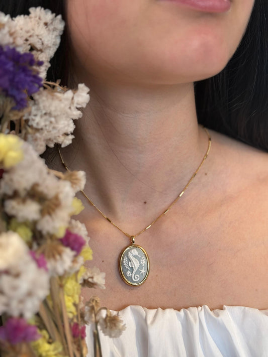 Collana vintage - AZZURRO