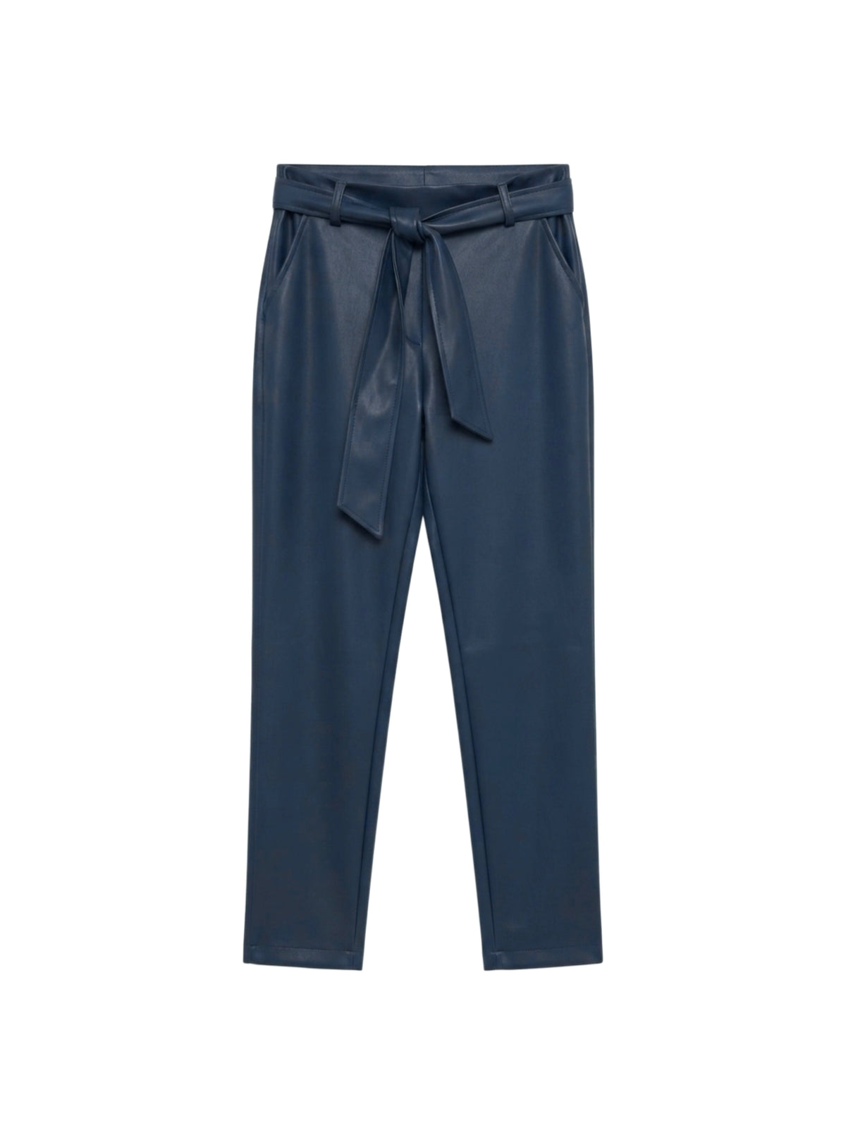 Pantalone in ecopelle - BLUE