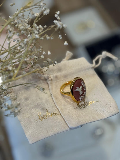 Anello vintage - MARRONE
