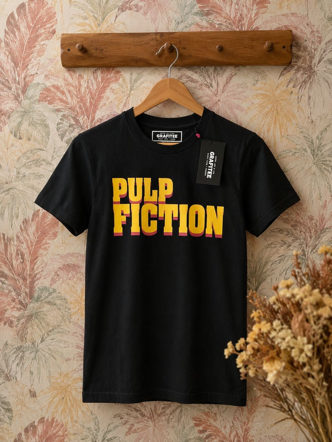 T-shirt stampa Pulp Fiction - BIANCO