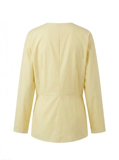 Blusa tinta unita - VANIGLIA