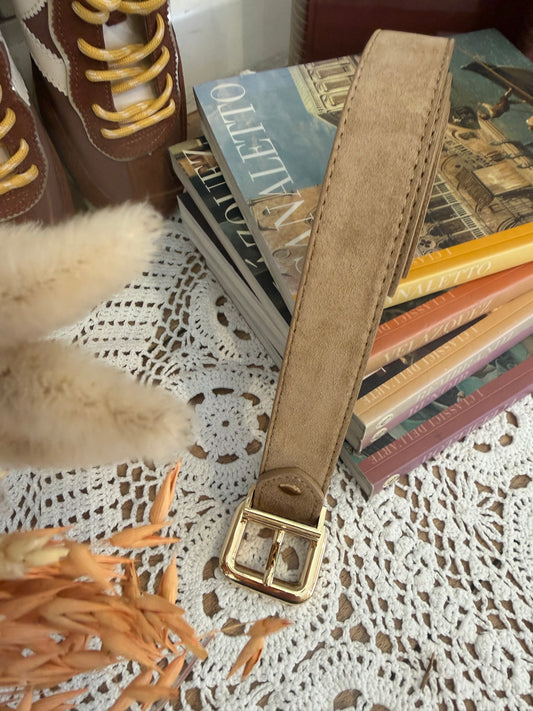 Cintura 011 in camoscio - BEIGE