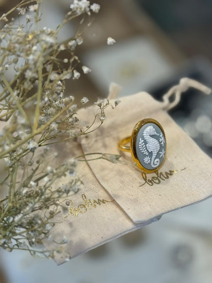 Anello vintage - AZZURRO
