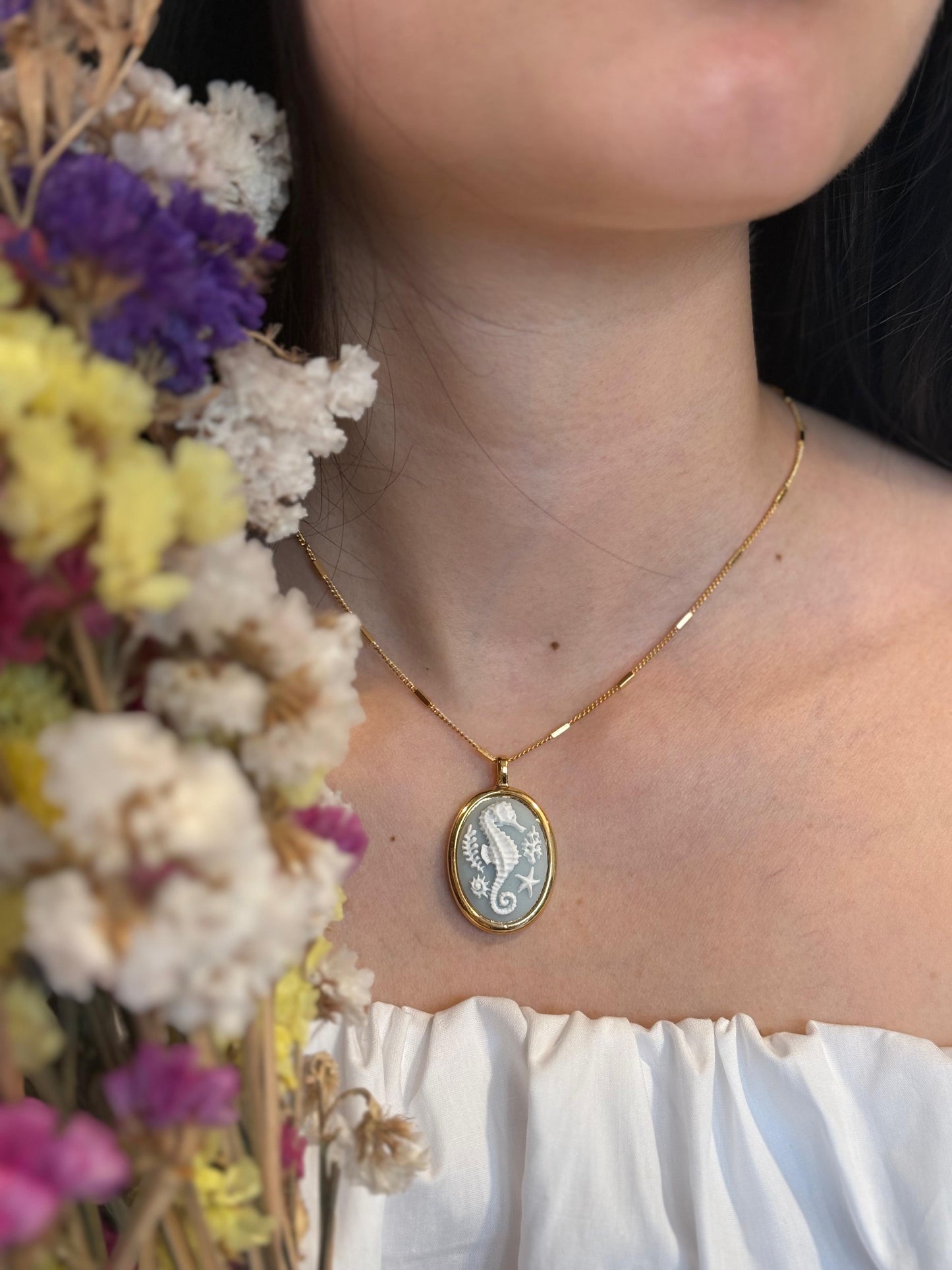Collana vintage - AZZURRO