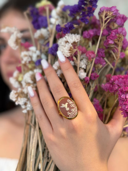 Anello vintage - MARRONE