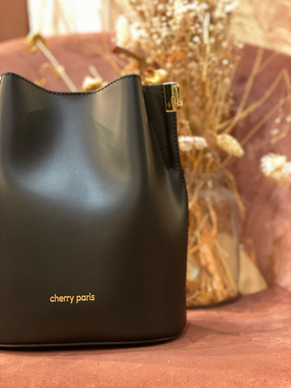 Borsa NITA in pelle liscia - NERO