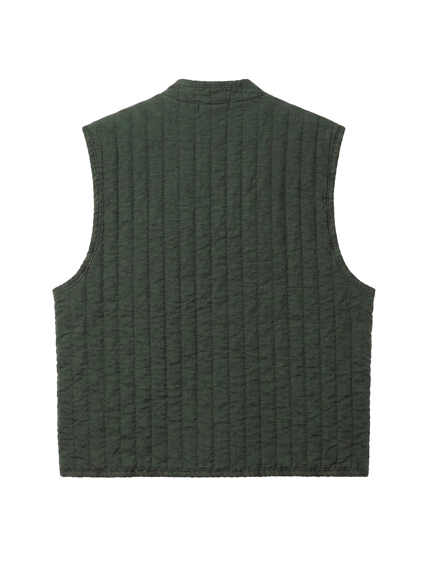 Gilet imbottito leggero tinta unita - VERDE