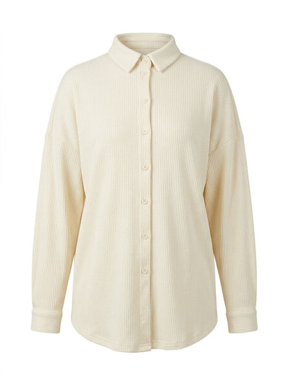 Camicia texture a rilievo - PANNA