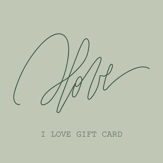 I Love GIFT CARD